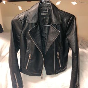 FAUX LEATHER JACKET